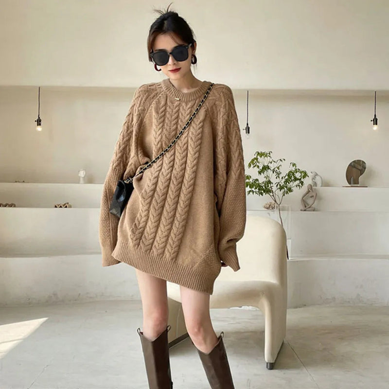 Oversized Cable Knit Sweater