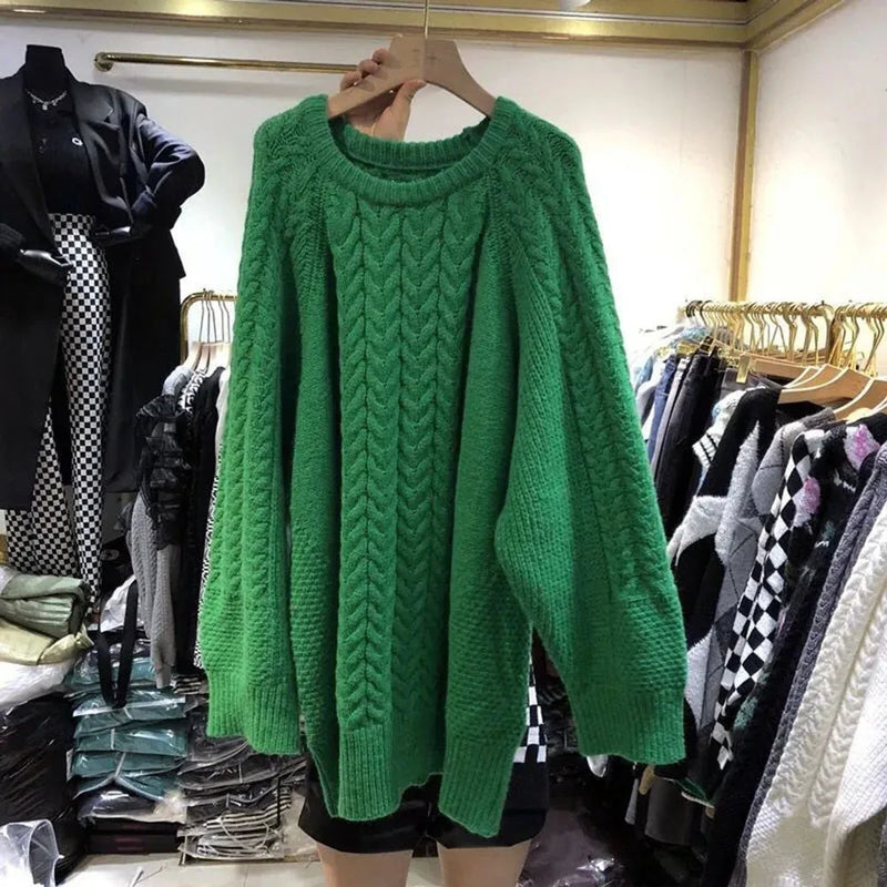 Oversized Cable Knit Sweater