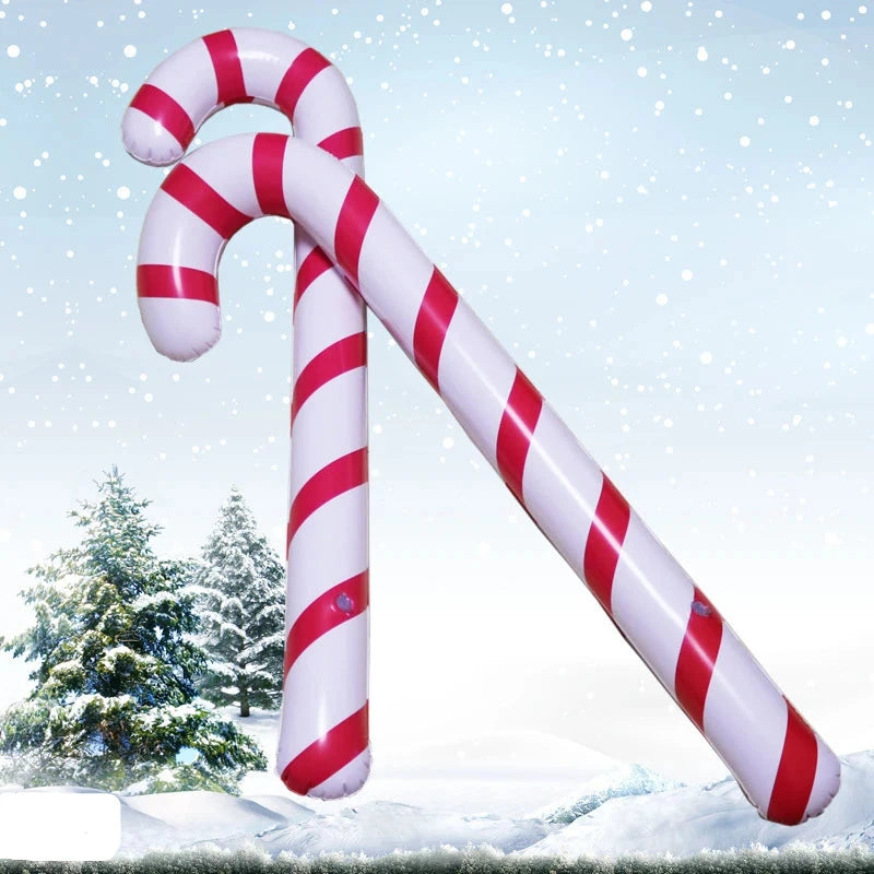 Christmas Giant Inflatable Canes Lollipop