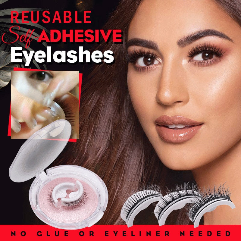 reusable adhesive eyelashes