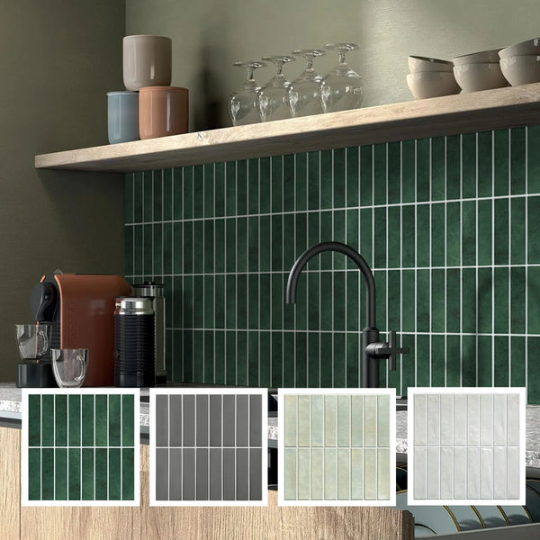 3D Self-Adhesive Wall Panel Tile - Stone Mosaic