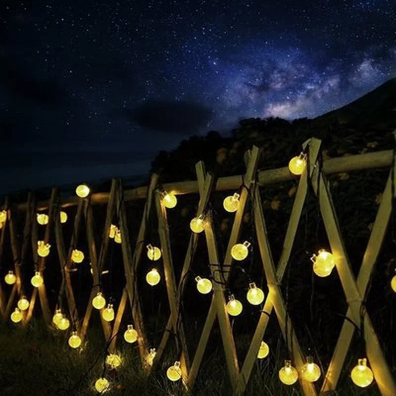 Solar Powered LED String Lights (Waterproof)