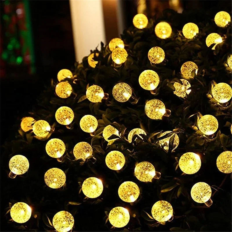 Solar Powered LED String Lights (Waterproof)