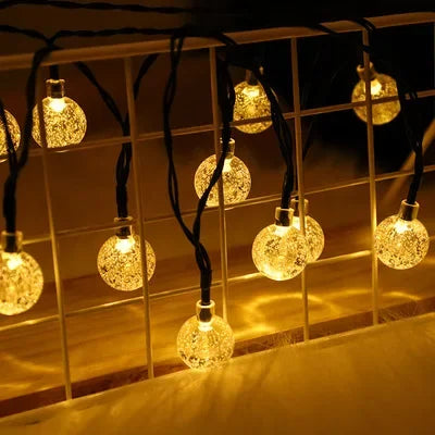 Solar Powered LED String Lights (Waterproof)