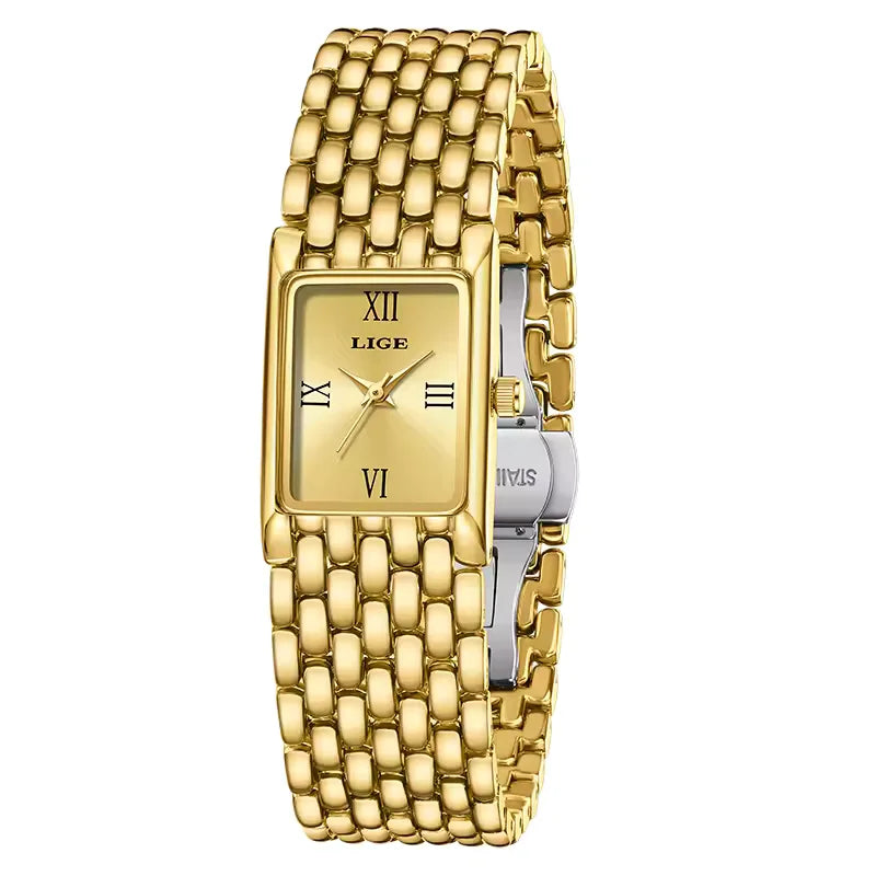 Women's Classic Rectangular Mesh Band Watch