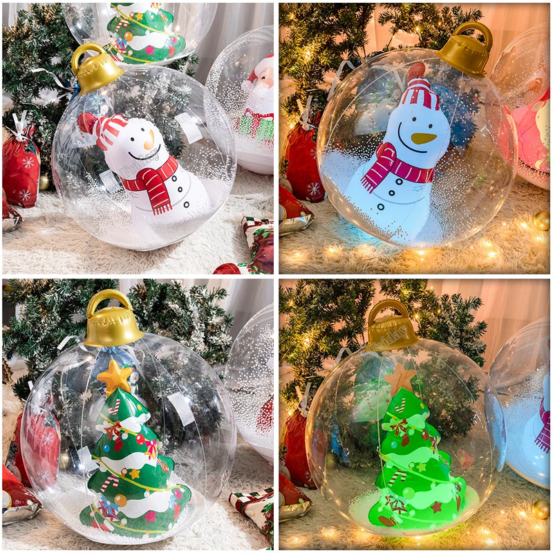 Inflatable Outdoor Christmas Ball With Lights (LED)