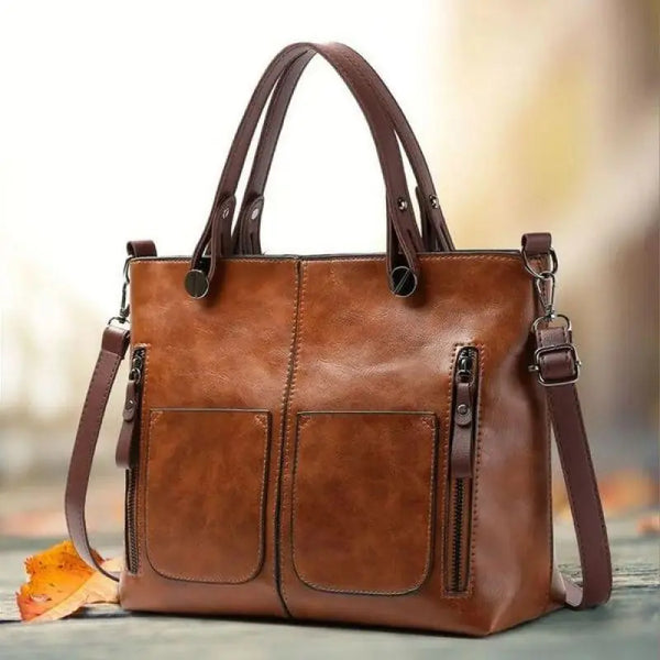 Multifunctional Genuine Leather Bag For Women