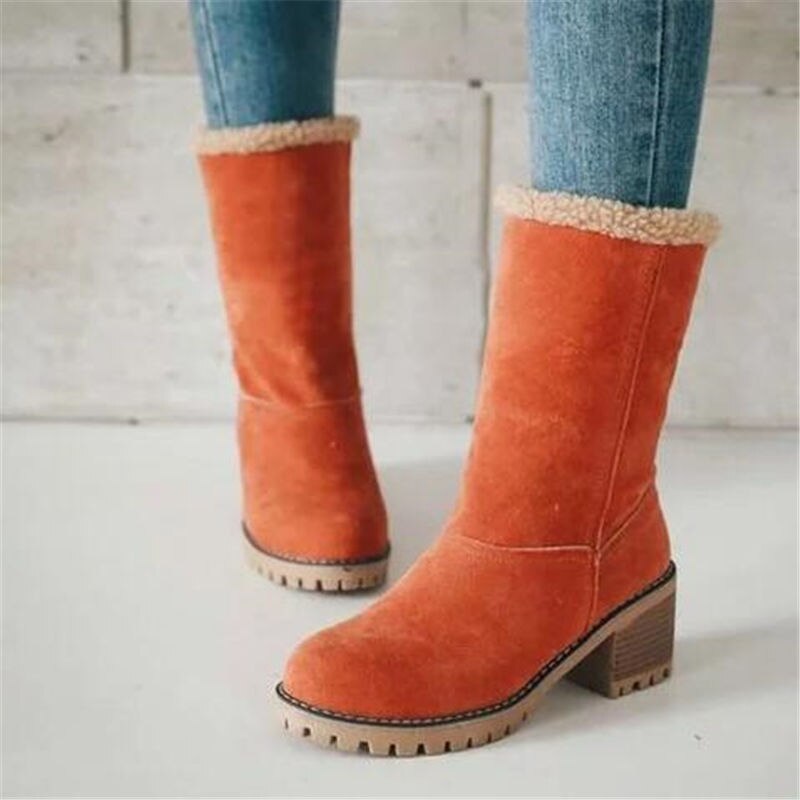 Warm Winter Wool Lined Snow Boots