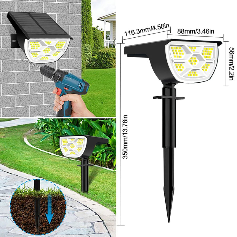 Eco Outdoor Solar LED Spotlights