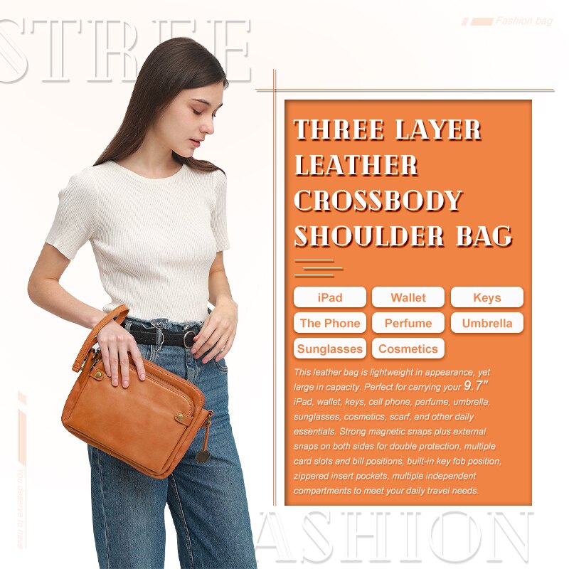 2024 New Crossbody Leather Shoulder Bags and Clutches