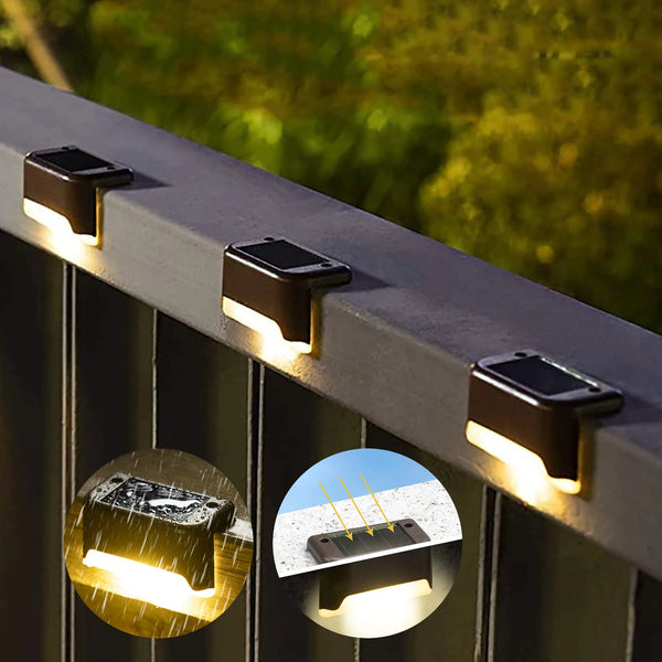 Solar LED Staircase Wall Lights