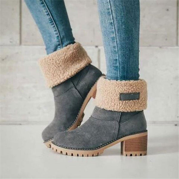 Warm Winter Wool Lined Snow Boots