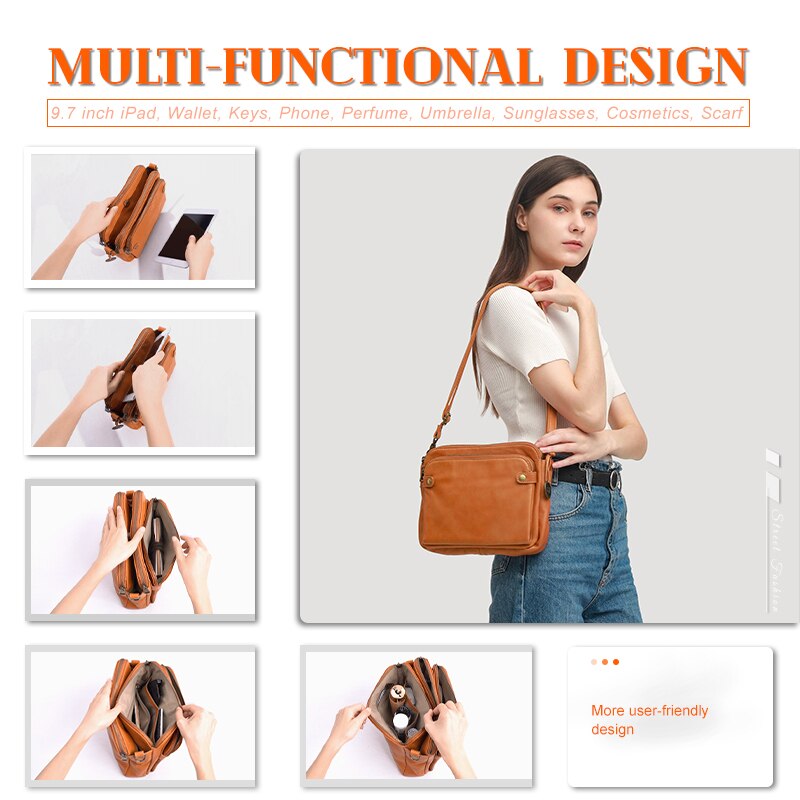 2024 New Crossbody Leather Shoulder Bags and Clutches