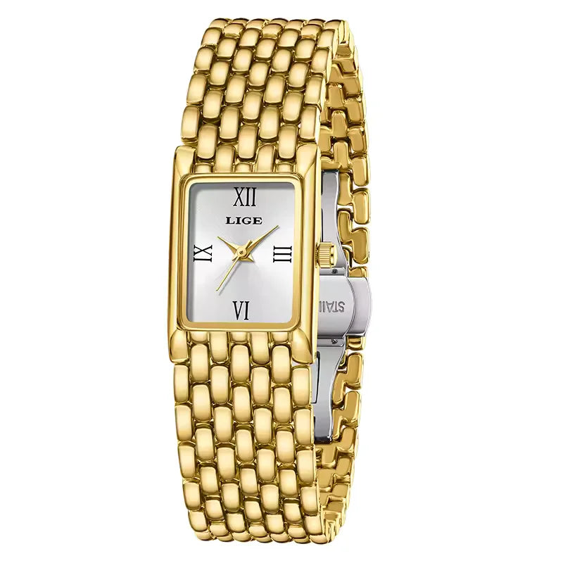 Women's Classic Rectangular Mesh Band Watch