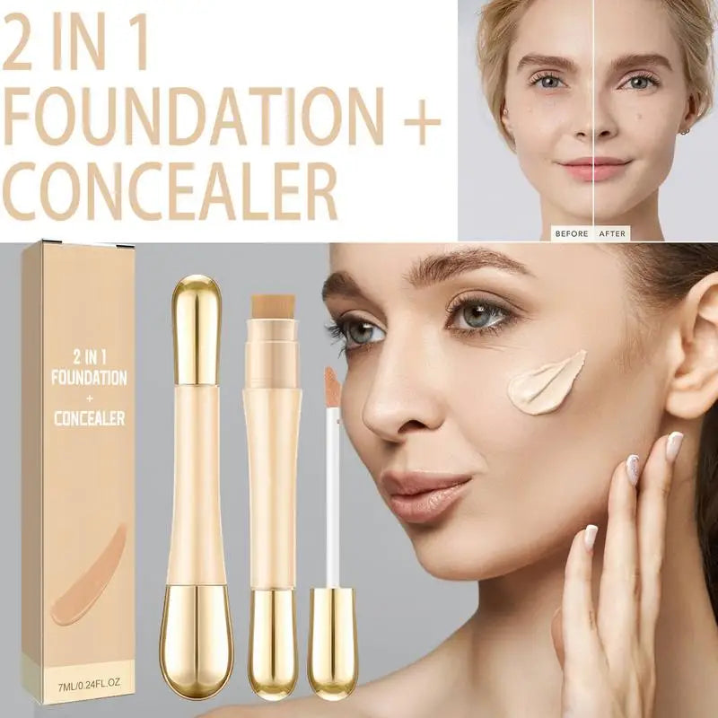 2-in-1 Foundation & Anti-Wrinkle Concealer