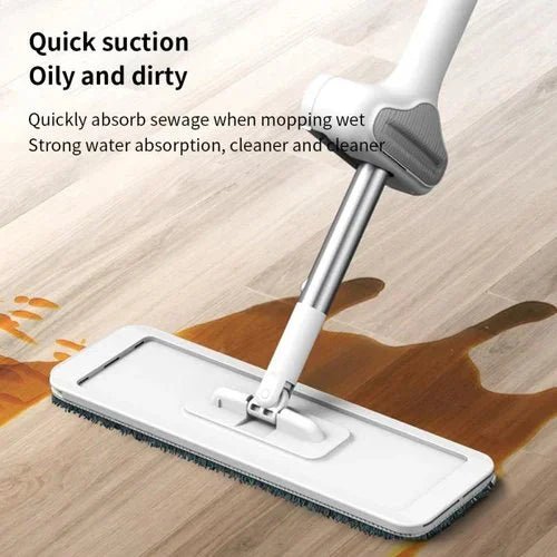 squeeze flat™ - hands-free washing mop