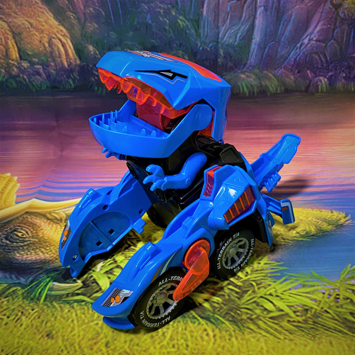 Transforming Dinosaur Led Car