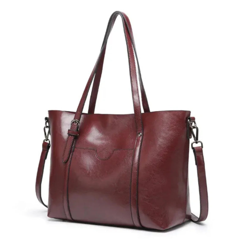 Women's Vintage Leather Tote Bag