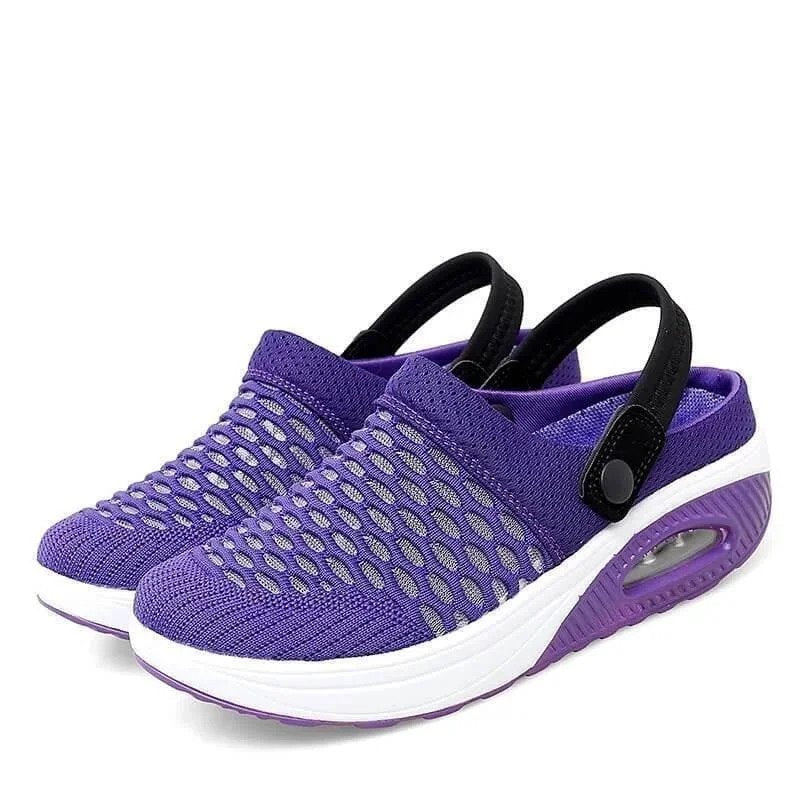 Women Walking Shoes Air Cushion Slip-On Shoes