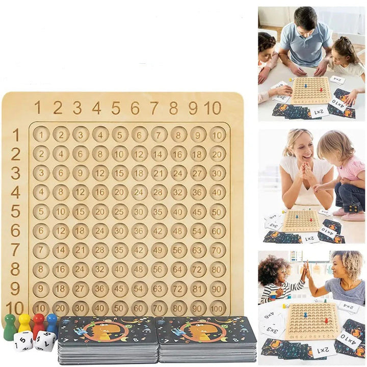 wooden montessori board game