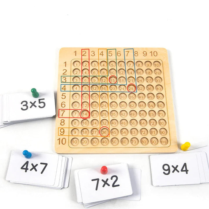 wooden montessori board game