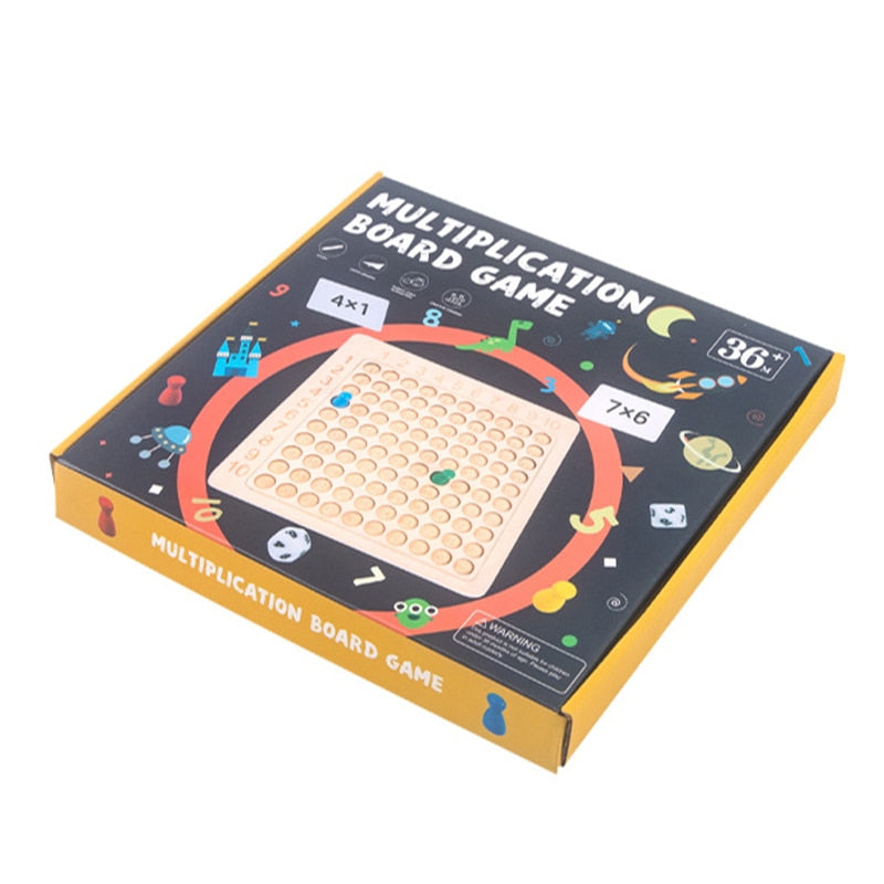 wooden montessori board game