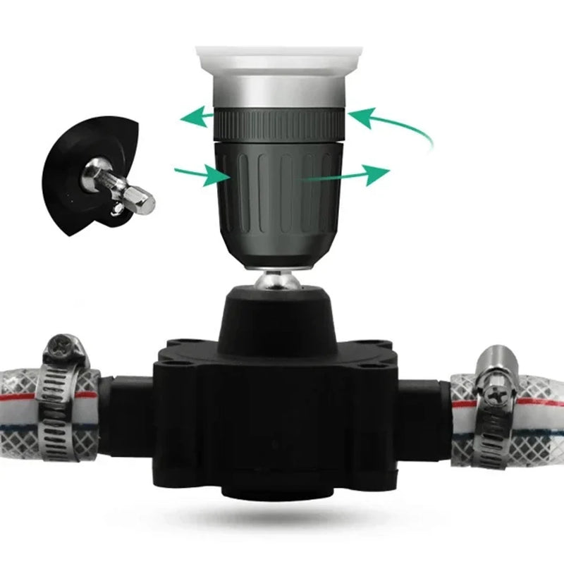 Portable Drill-Operated Liquid Transfer Pump