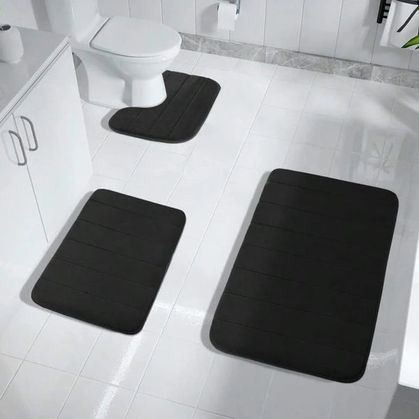 Memory Foam Super Absorbent Bath Mat Set