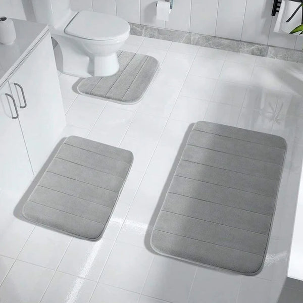 Memory Foam Super Absorbent Bath Mat Set