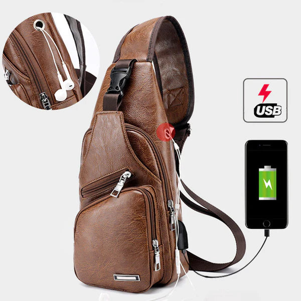 Crossbody Multifunctional Leather Bag