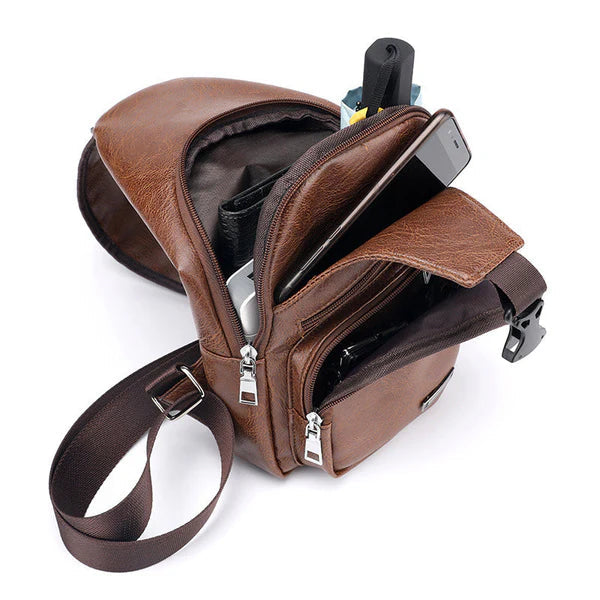 Crossbody Multifunctional Leather Bag