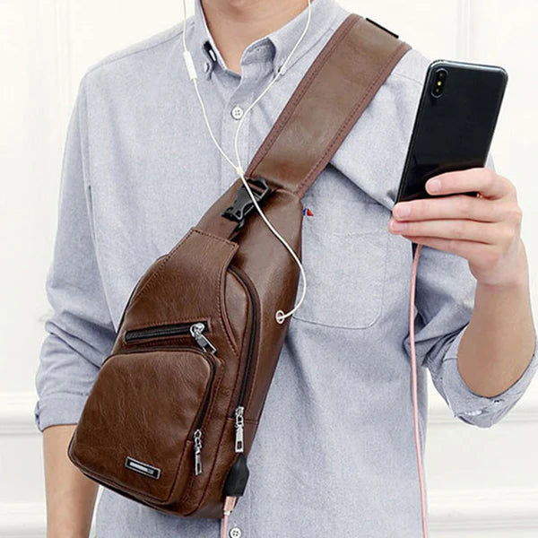 Crossbody Multifunctional Leather Bag