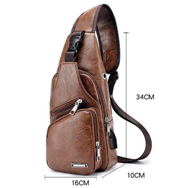 Crossbody Multifunctional Leather Bag